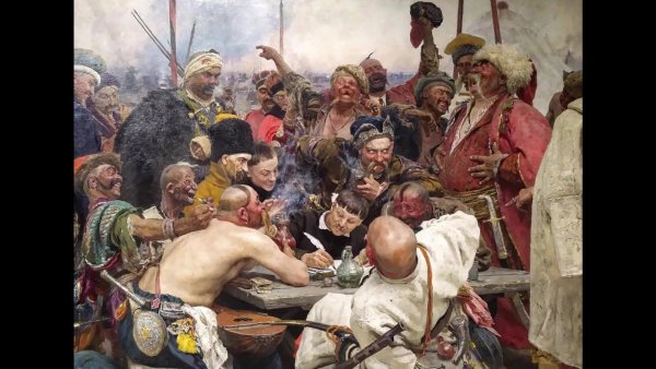 Запорожцы пишут письмо турецкому султану