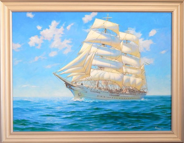 Картина парусник художника Игоря Авраменко