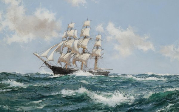 Художник-маринист Montague Dawson