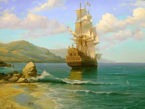 Кикель художник Фрегат