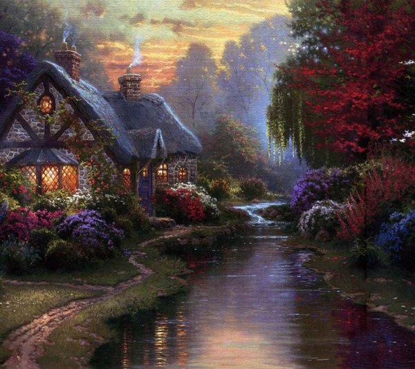 Thomas Kinkade вышивка крестом