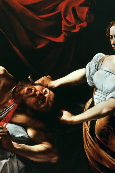 Джентилески Юдифь обезглавливающая Олоферна