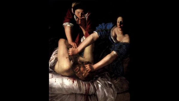 Караваджо. Юдифь и Олоферн, 1599 г.