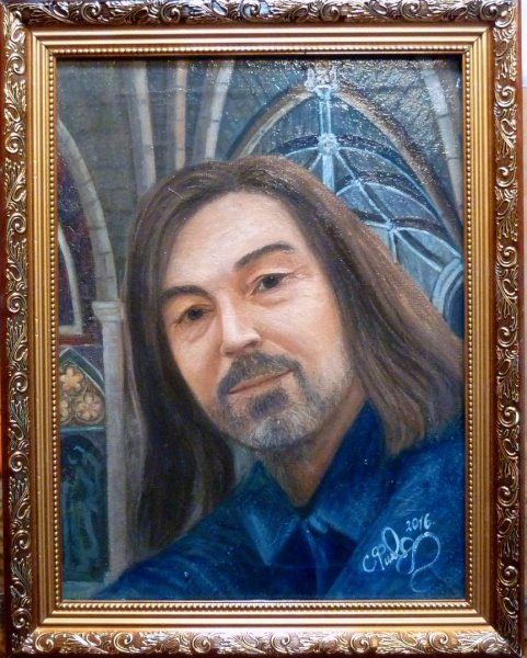 Никас Сафронов автопортрет