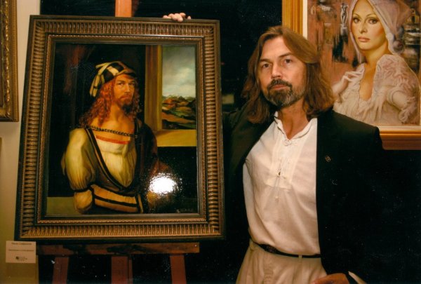 Никас Сафронов автопортрет