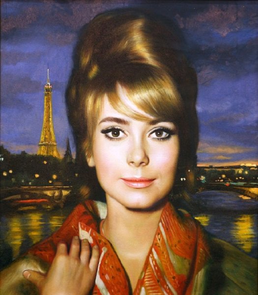 Никас Сафронов картины портреты