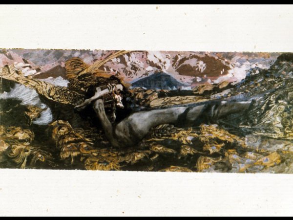 Врубель демон поверженный