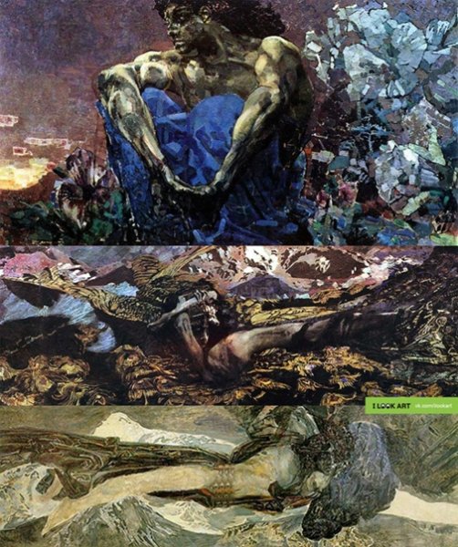 Врубель Михаил Александрович демон поверженный