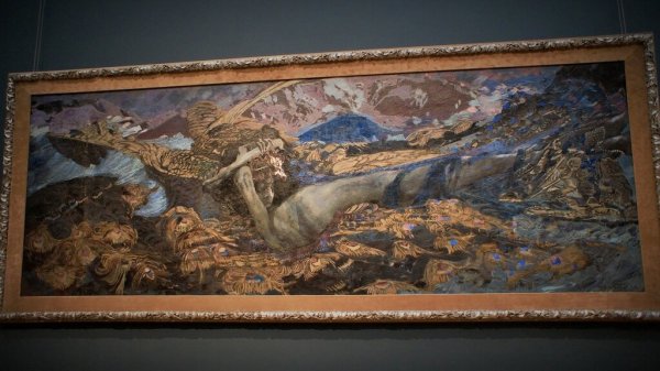 Михаил Врубель демон сидящий