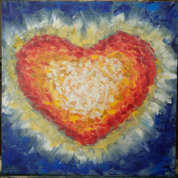 Сердце маслом