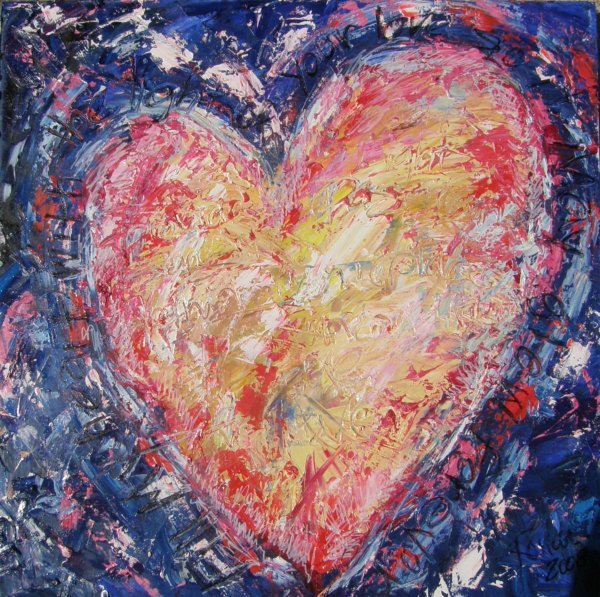 Сердце живопись