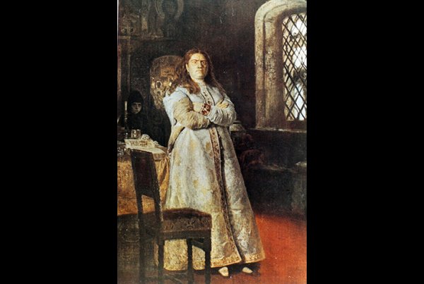 Царица Софья в Новодевичьем монастыре