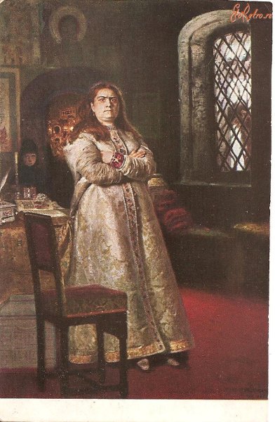 Царевна София в девичьем монастыре