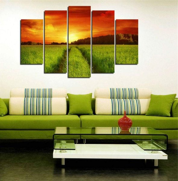 Узкие картины для интерьера