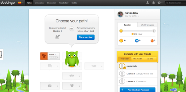 Старый Дуолинго