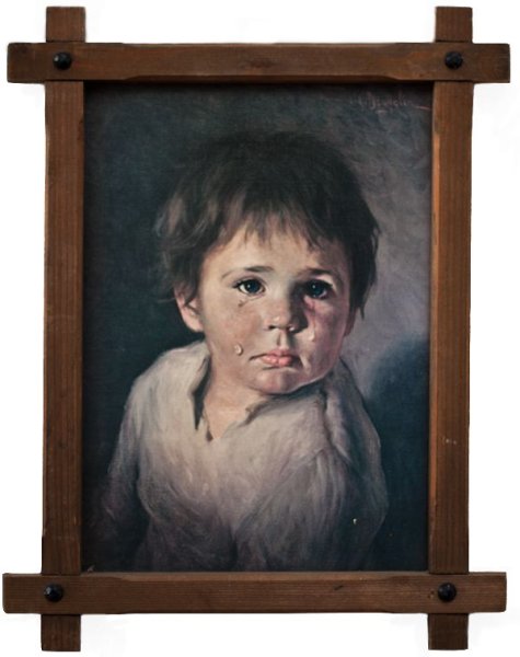 Бруно Амадио « Плачущий мальчик»