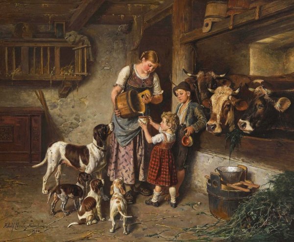 Немецкий художник Адольф Эберле