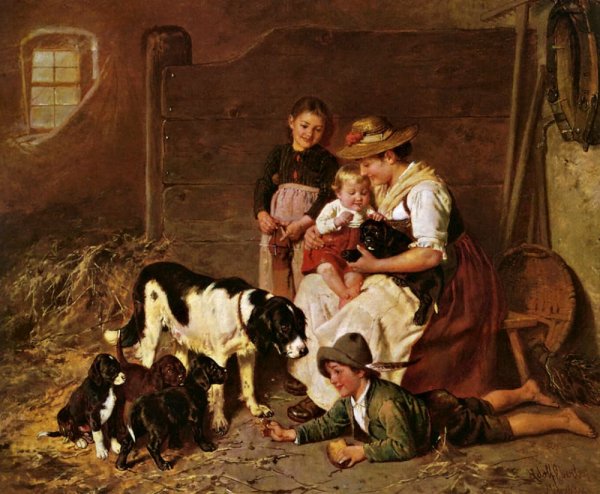 Немецкий художник Adolf Eberle