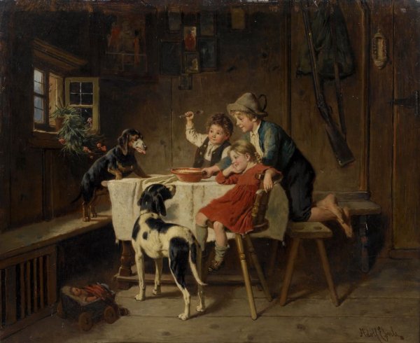 Adolf Eberle (1843-1914) обед