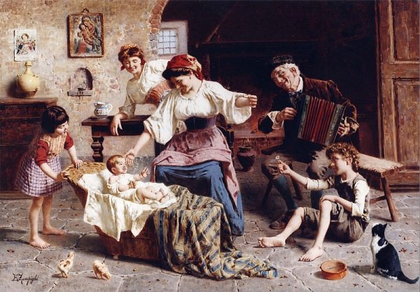 Eugenio Zampighi - живопись. Искусство