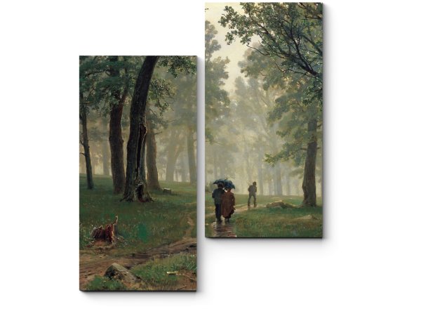 Иван Шишкин дождь в Дубовом лесу