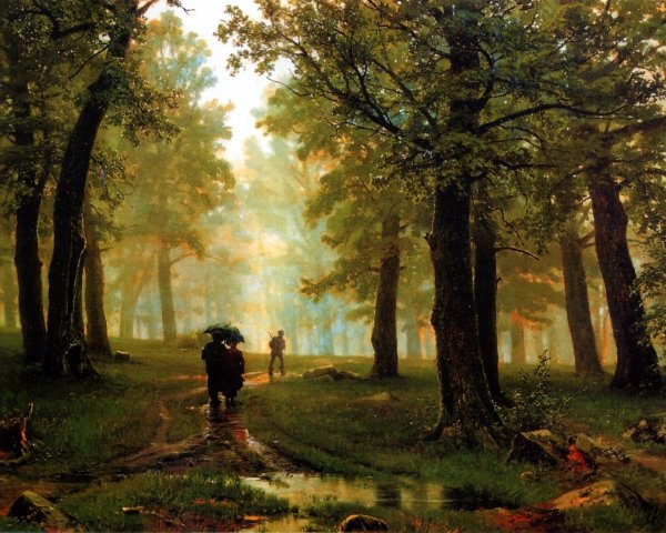 Шишкин Иван Иванович прогулка в лесу
