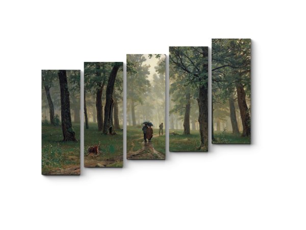 И.Шишкин. Дождь в Дубовом лесу. 1891г.