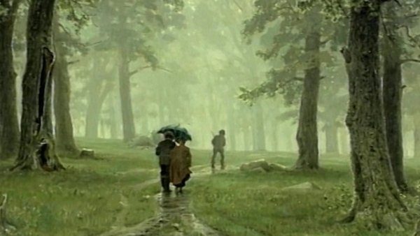 Иван Шишкин дождь в Дубовом лесу