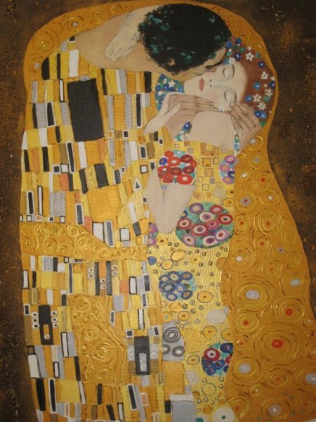 Густав климт поцелуй