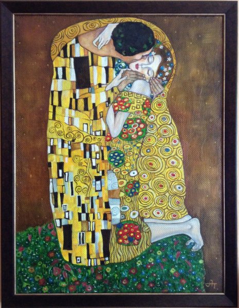 Густав климт. Поцелуй. 1907-1908гг