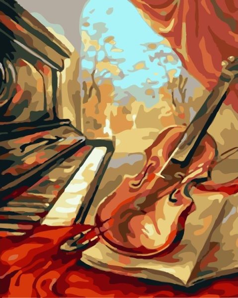 Скрипка живопись