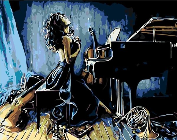 Живопись в стиле блюз