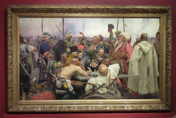 Картина Репина запорожцы