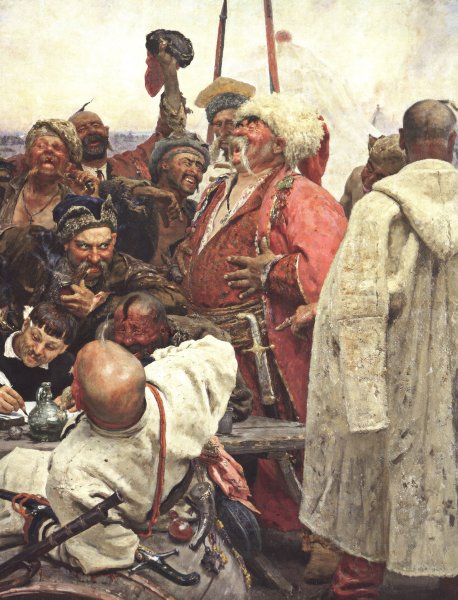 Картина Репина запорожцы