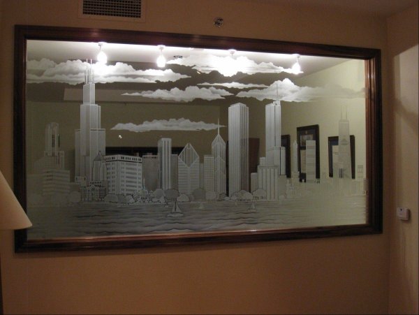 Пескоструйное панно