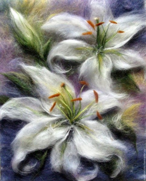 Александра Федоровна шерстяная акварель