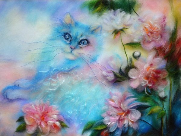 Ксения Мороз шерстяная акварель