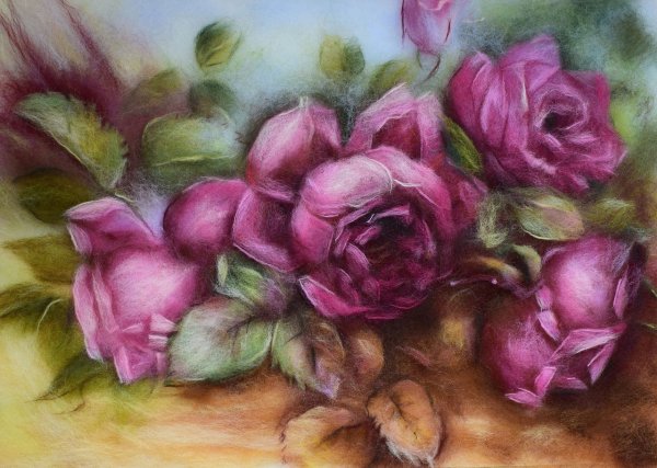 Войлочная акварель