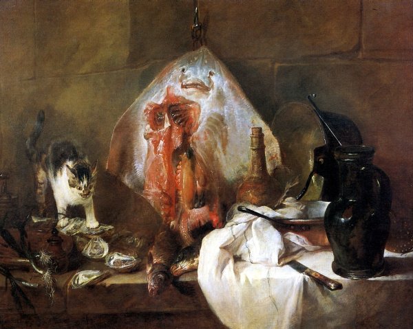 Жан Батист Симеон Шарден натюрморт Скат