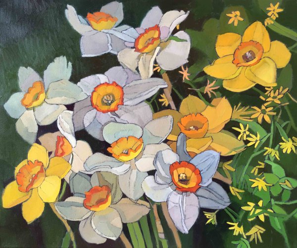 Нарциссы в живописи