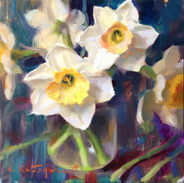 Живопись - цветы - Кацура Елена