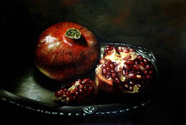 Картины с гранатами