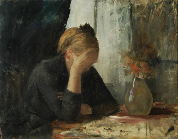 Мария Башкирцева «в студии», 1881