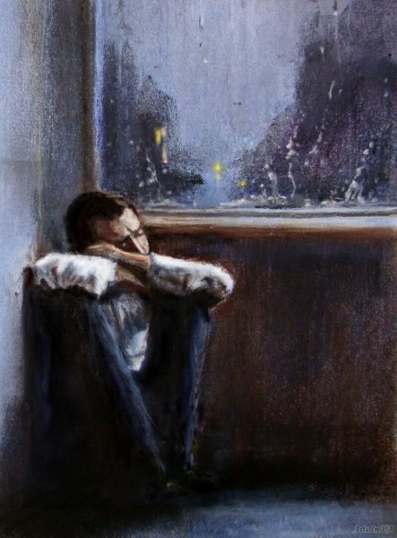 Елена Юшина картины дождь