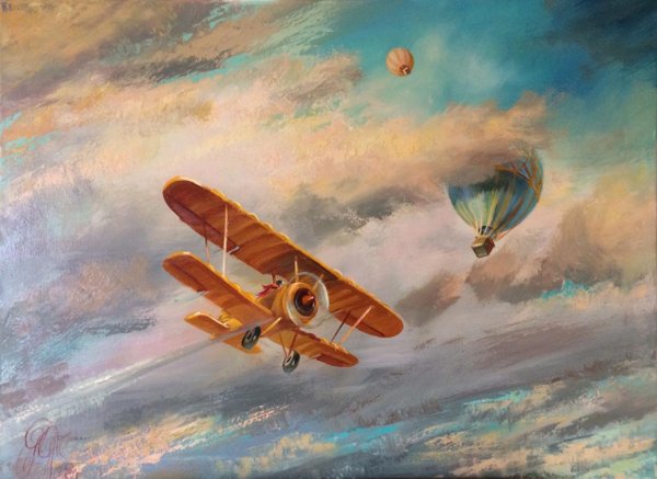 Павел Пеньковский художник живопись самолеты