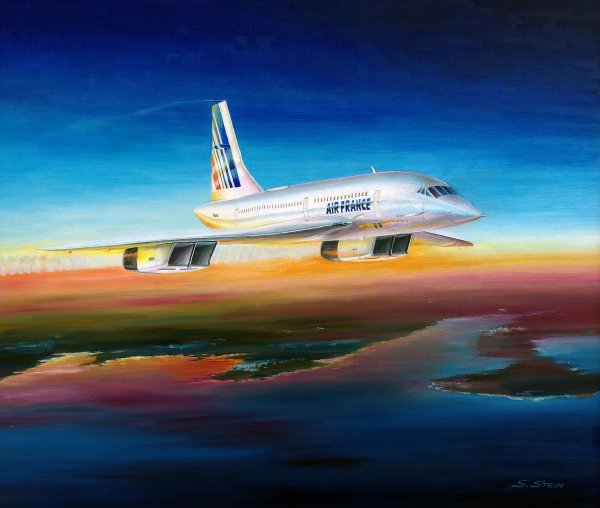 Картина настоящих самолетов