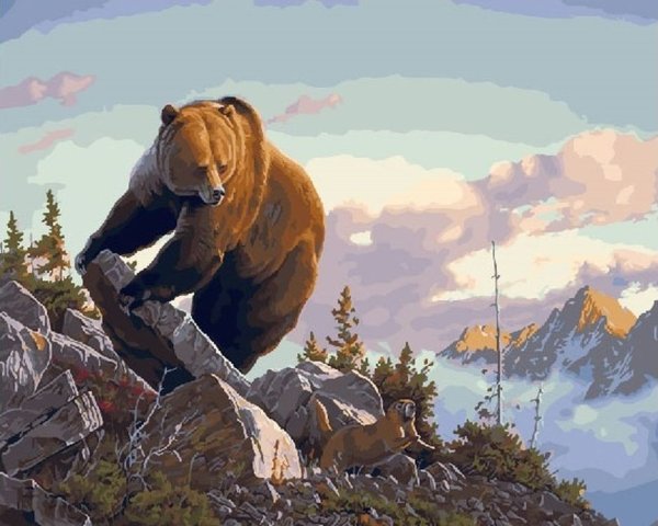 Картины художников анималистов медведь