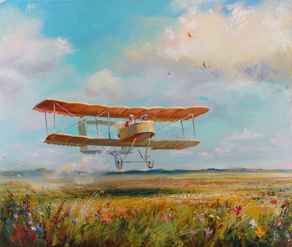 Павел Пеньковский художник живопись самолеты