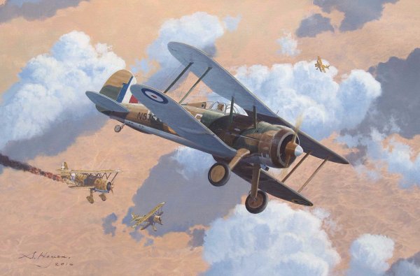 Картина самолёт