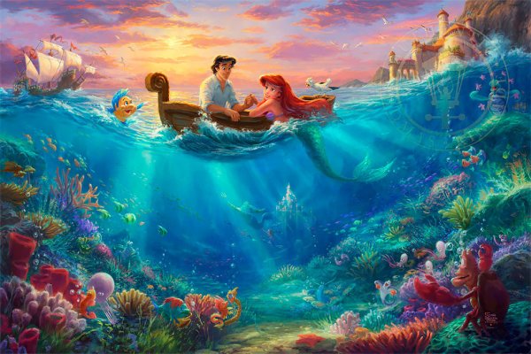 Томас Кинкейд Disney Русалочка